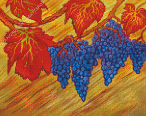 Grapevines Fruits Art Diamond Painting