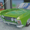 Green Classic 62 Buick Diamond Painting