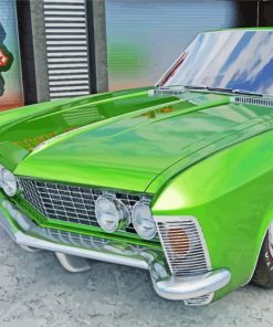 Green Classic 62 Buick Diamond Painting