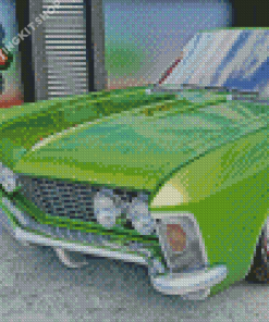 Green Classic 62 Buick Diamond Painting