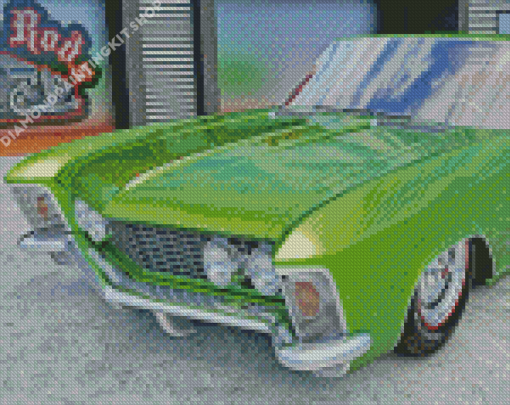 Green Classic 62 Buick Diamond Painting