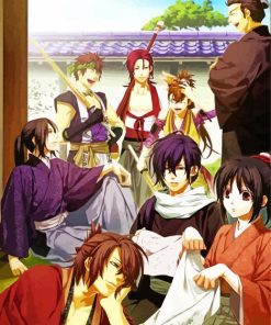 Hakuouki Anime Characters Diamond Painting