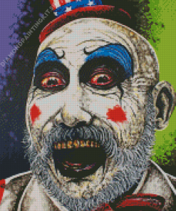 House Of 1000 Corpses Captain Spaulding Character Art Diamond Painting