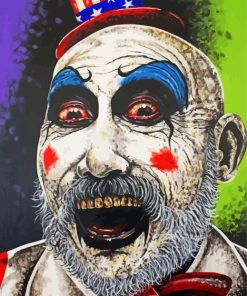 House Of 1000 Corpses Captain Spaulding Character Art Diamond Painting