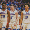 Kansas College Basketball Team Diamond Painting