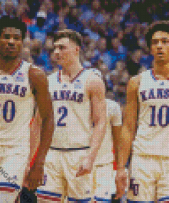 Kansas College Basketball Team Diamond Painting