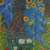 Klimt Gustav Flowers Diamond Painting