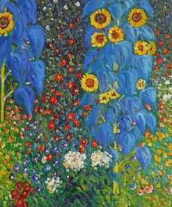 Klimt Gustav Flowers Diamond Painting