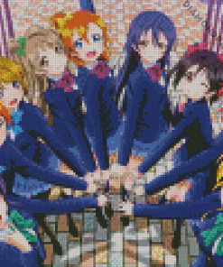 Love Live Anime Diamond Painting