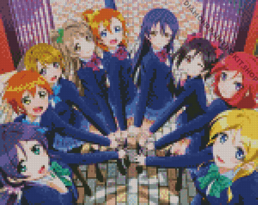 Love Live Anime Diamond Painting