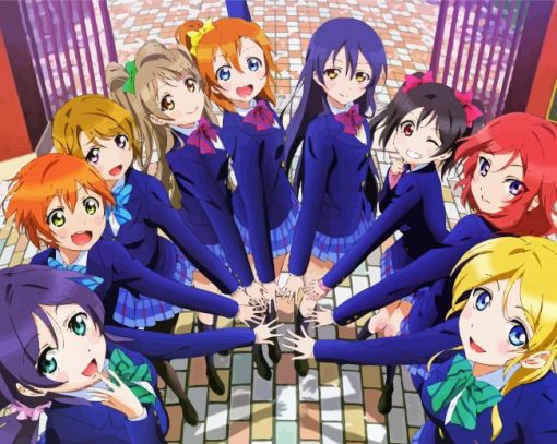 Love Live Anime Diamond Painting