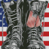 Millitary Boots Diamond Painting