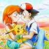 Misty And Ash Anime Diamond Painting