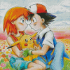 Misty And Ash Anime Diamond Painting