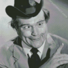 Monochrome Red Skelton Diamond Painting