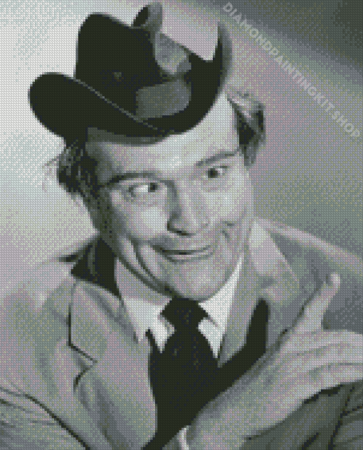 Monochrome Red Skelton Diamond Painting