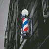 Monochrome Barber Poles Diamond Painting