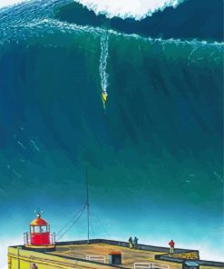 Nazare Portugal Poster Diamond Painting