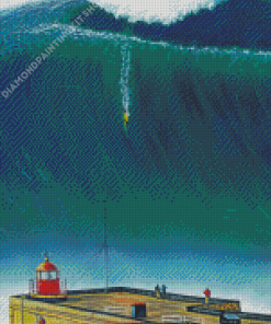 Nazare Portugal Poster Diamond Painting