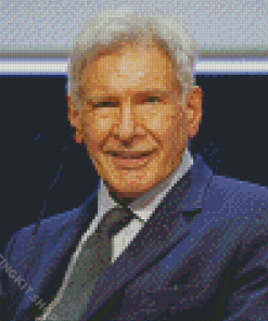 Old Harrison Ford Diamond Painting