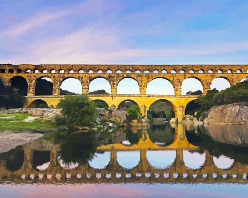 Pont Du Gard Diamond Painting