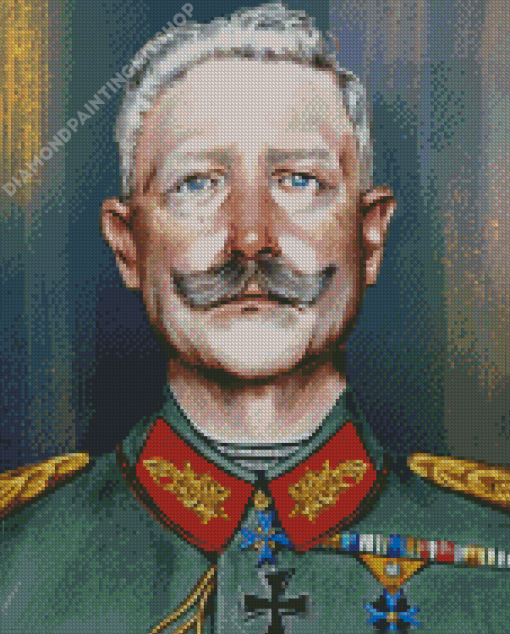 Portrait Kaiser Wilhelm II Diamond Painting