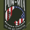 Pow Mia Diamond Painting