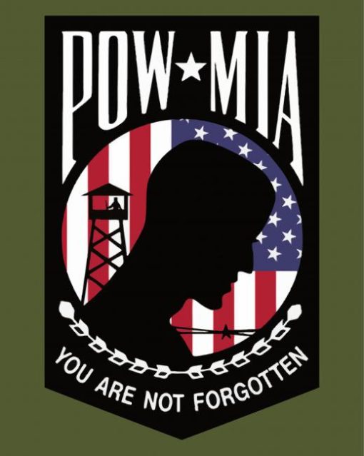 Pow Mia Diamond Painting