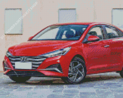 Hyundai Verna Diamond Painting