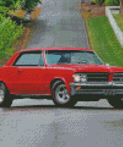 Red 1964 Gto Diamond Painting