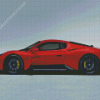 Red MC20 Maserati Diamond Painting