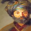 Rembrandt In Oriental Costume Diamond Painting