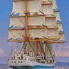 Rigged Ship Diamond Painting