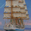 Rigged Ship Diamond Painting