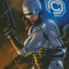 Robocop Girl Diamond Painting