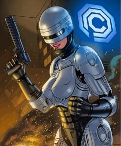 Robocop Girl Diamond Painting