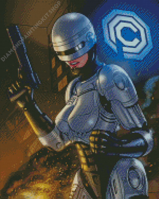 Robocop Girl Diamond Painting