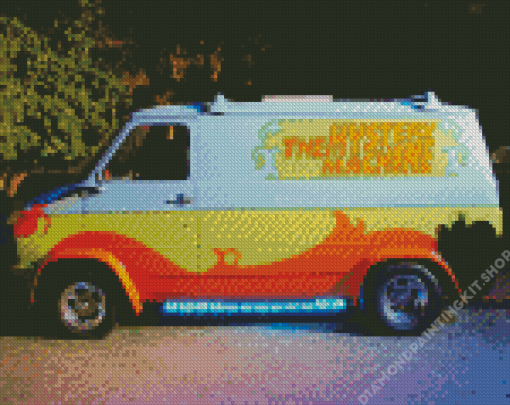 Scooby Doo Mystery Machine Diamond Painting