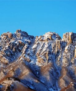 Snowy Seoraksan Mountains Diamond Painting