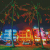 South Beach At Night Diamond Painting