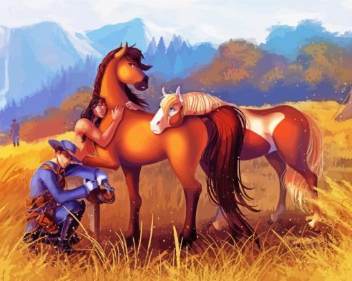 Spirit Stallion Of The Cimarron Characters Diamond Painting