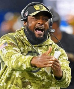 The American Coach Mike Tomlin Diamond Painting