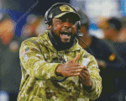 The American Coach Mike Tomlin Diamond Painting