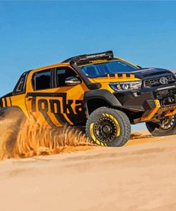 Tonka Toyota In Desert Diamond Painting