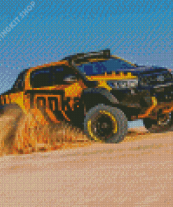 Tonka Toyota In Desert Diamond Painting