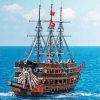 Turkish Pirate Ship In Water Diamond Painting