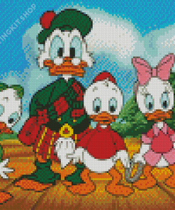 Uncle Scrooge Cartoon Character 2 Diamond Painting