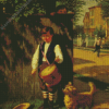 Vintage Drummer Boy Diamond Painting