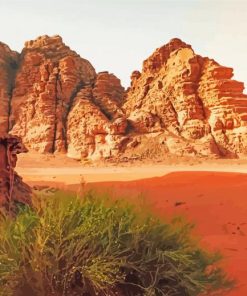 Wadi Rum Reserve Desert Diamond Painting