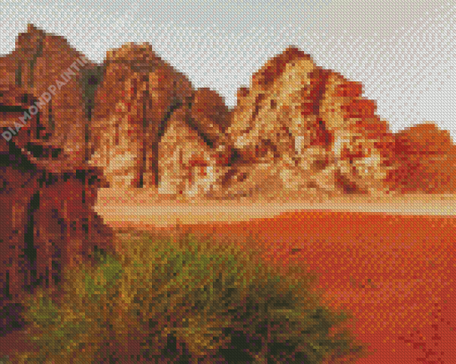 Wadi Rum Reserve Desert Diamond Painting